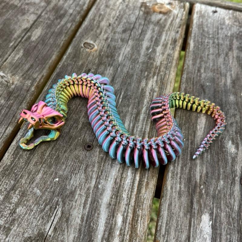 Skeleton Snake - Creepy Cool Gothic Decor for Snake Lovers Spooky Ornaments