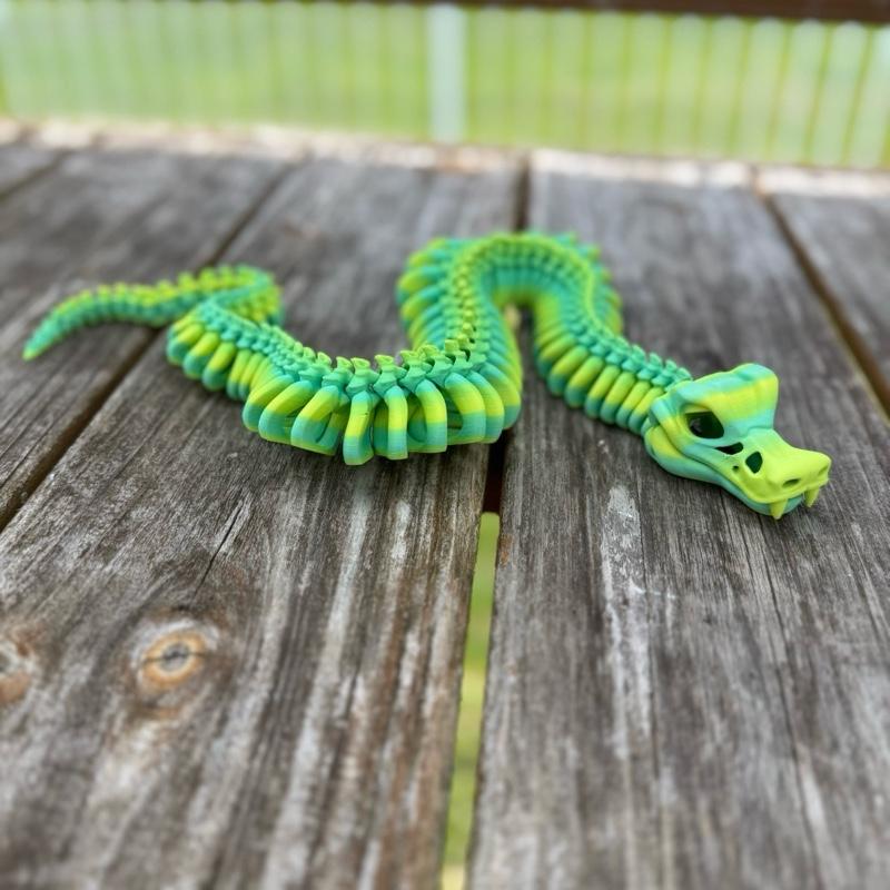 Skeleton Snake - Creepy Cool Gothic Decor for Snake Lovers Spooky Ornaments