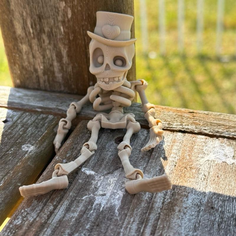 3D Printed Skeleton – Articulated Poseable Bone Buddy