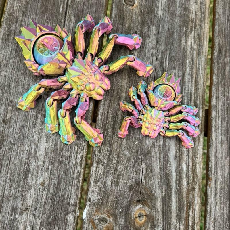 3D Printed Flexi Tarantula – Crawly Fidget Toy